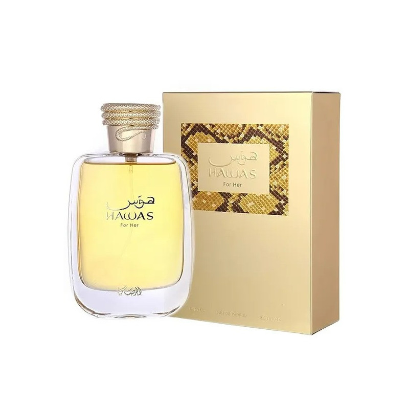 PERF FEM RASASI HAWAS FOR HER (GOLD) EDP 100ML