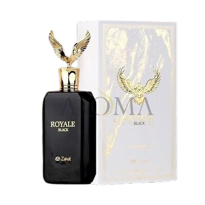 Perfume Zakat Royale Black Eau de Parfum 80ML Masculino